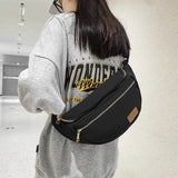 Unisex Waist Bag Casual Fanny Pack Nylon Banana Bags