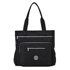 Large Capacity Women Shoulder Bag Nylon Female Handbag Top-Handle Bag Waterproof