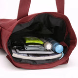 Large Capacity Women Shoulder Bag Nylon Handbag Ladies Tote American Vintage