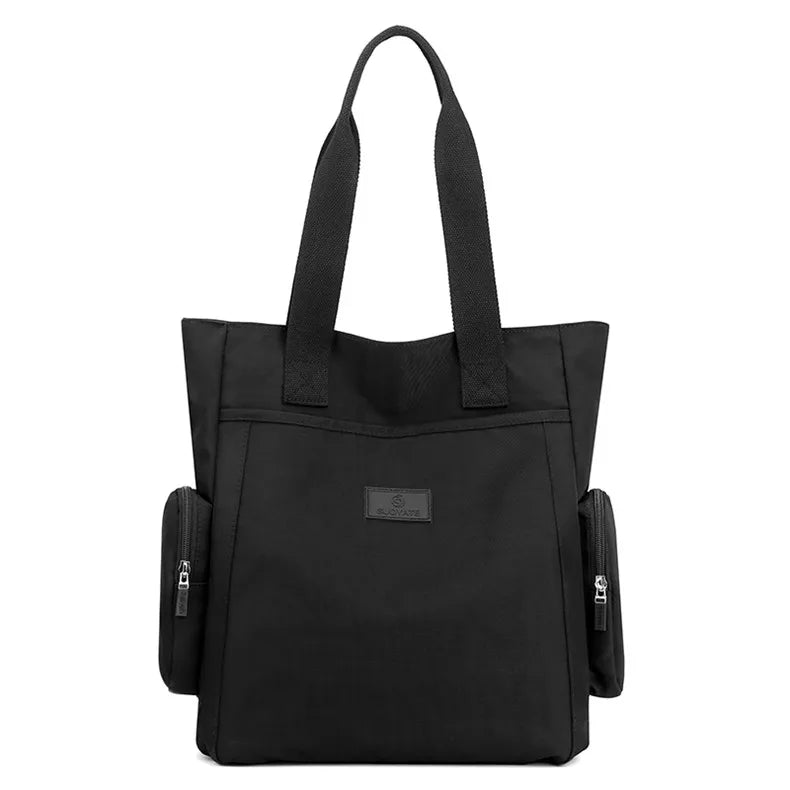 Large Capacity Women Shoulder Bag Nylon Handbag Ladies Tote American Vintage