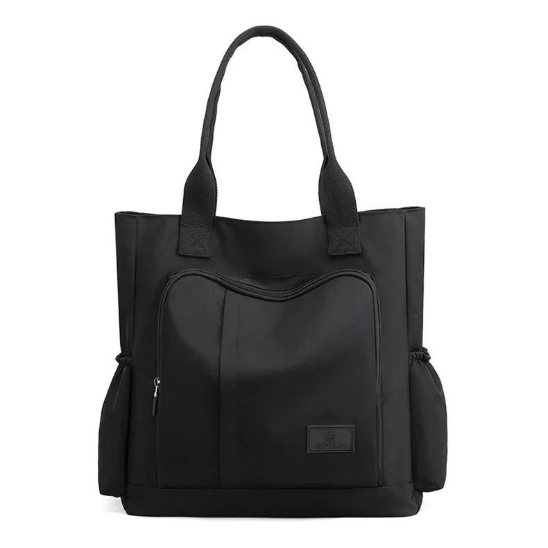 Nylon Top-handle Bag Women Shoulder Tote American Vintage Handbag