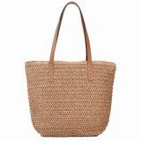 Large-capacity Woven Crossbody Bag for Women Spring and Summer Tote Bag