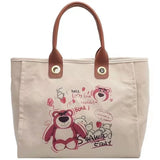 Large Capacity Canvas Tote Bag for College Students