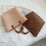 Large-Capacity Straw Tote Bag for Women