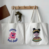 Large Capacity Canvas Bag Female Shoulder Japanese and Students Ladies Bag