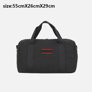 Large-capacity Canvas Travel Bag Hand Luggage Male Female Short-Distance