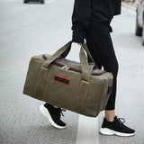 Large-capacity Canvas Travel Bag Hand Luggage Male Female Short-Distance