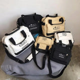 Canvas Shoulder Bag Unisex Artistic Messenger Bag Women Travel Handbag