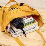 Large Capacity Canvas Shoulder Bag Women Casual Messenger Bag