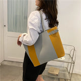 Large Capacity Retro Shoulder Bag & Tote Bag B251