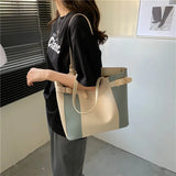 Large Capacity Retro Shoulder Bag & Tote Bag B251