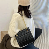 Large-Capacity Rhombic Shoulder Bag for Women
