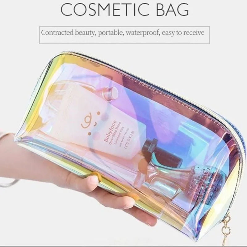 Portable Semicircle Travel Cosmetic Bag