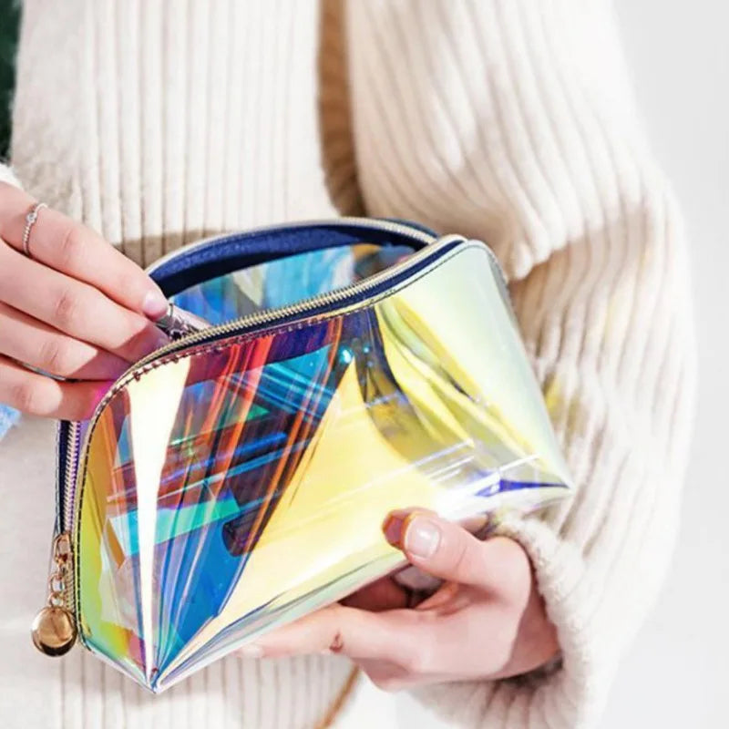 Portable Semicircle Travel Cosmetic Bag