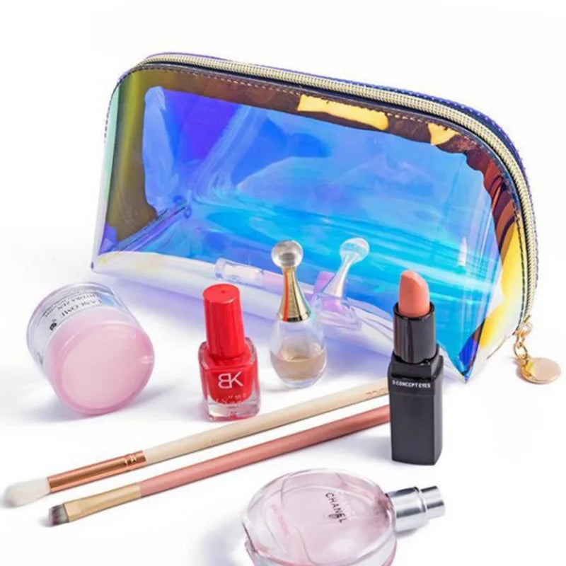 Portable Semicircle Travel Cosmetic Bag