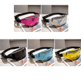 Laser Sequins Glitter Waist Fanny Punk Pack Belt Bum Bag Pouch