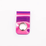 Laser Transparent Data Line Button Key Wallet Holders Portable Cable Winder