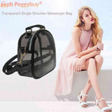 Laser Transparent PVC Crossbody Bag Women Mini Jelly Clear Shoulder Phone Bags