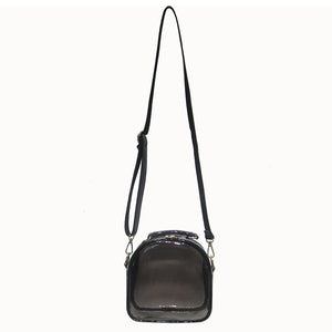 Laser Transparent PVC Crossbody Bag Mini Jelly Clear Shoulder Phone Bags