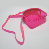Transparent PVC Crossbody Bag Jelly Clear Shoulder Phone Bags