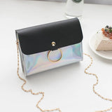 Laser Women Shoulder Bag INS Female Handbag Holiday Messenger Bags