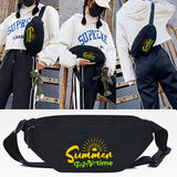 Canvas Waist Bag Women Men Sport Chest Bag Travel Shoulder Bag