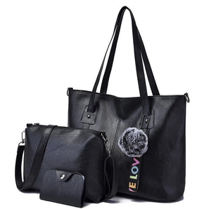 3pcs Women Bag Set: Latest Trendy Handbags