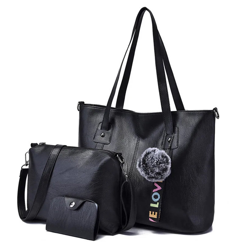 3pcs Women Bag Set: Latest Trendy Handbags