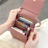 Women Messenger Bags Leather Coin Purse Shoulder Wallet