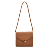 Western Style Crossbody Bag with Locking Buckle