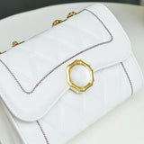 Leather Women Handbags Chains Crossbody Shoulder Bag