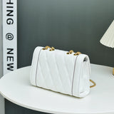 Leather Women Handbags Chains Crossbody Shoulder Bag