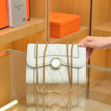 Leather Women Handbags Chains Crossbody Shoulder Bag