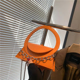 Women Handbags High Chains Shoulder Bags All-match PU Leather Messenger Bag