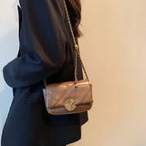 Lattice Bag Chain Women's Bag Autumn Small Square Bag Joker Shoulder Messenger B