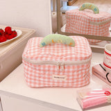 Portable Makeup Organizer Bag Large Capacity Cosmetic Storage Travel Bag