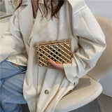 Plaid Crossbody Bag Women Party Clutch