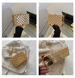 Plaid Crossbody Bag Women Party Clutch