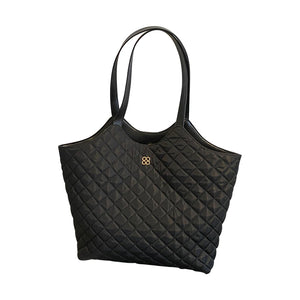 Vintage Lattice Pattern Women Handbag Shoulder Tote Female Bags