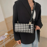 Lattice Shoulder Bag Women's Small Fresh Traveling Bag