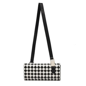 Lattice Shoulder Bag Women's Small Fresh Traveling Bag