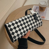 Lattice Shoulder Bag Women's Small Fresh Traveling Bag