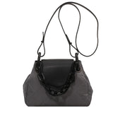 Winter Lattice Square Chain Tote Bag High-quality Nylon Women's Handbag