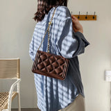 Vintage Chain Crossbody Bag Women's Shoulder Messenger Bag