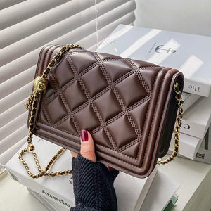 Vintage Chain Crossbody Bag Women's Shoulder Messenger Bag