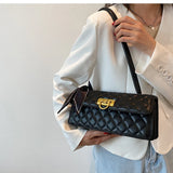Summer PU Leather Women's Handbag Ribbon Bow Shoulder Bag