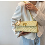 Summer PU Leather Women's Handbag Ribbon Bow Shoulder Bag
