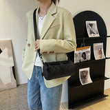 Lattice Tote Barrel Shaped Bag Summer Nylon Women's Handbag