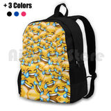 Outdoor Hiking Backpack Waterproof Camping Travel Pattern Layer Art