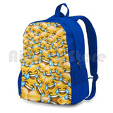 Outdoor Hiking Backpack Waterproof Camping Travel Pattern Layer Art